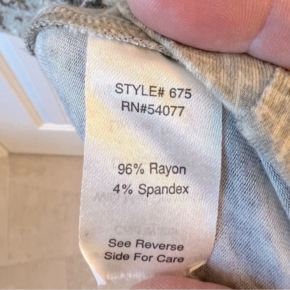 CAbi Printed Glamour Tee Animal Print Style 675 - Picture 3 of 4